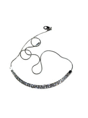 INC Silver-Tone Rhinestone Twist Necklace – Elegant Fashion Jewelry for Sparkling Style