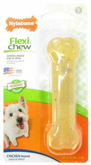 Nylabone Flexi Chew Dog Bone - Chicken Flavor