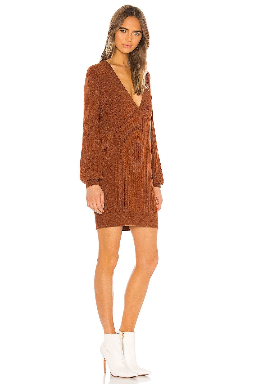 One Grey Day London Veloutino Dress in Canyon