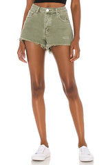 denim shorts high waist