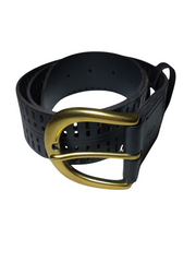 Fossil black leather belt