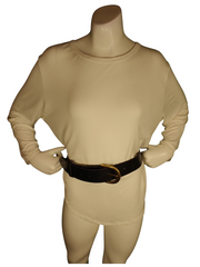 Fossil black leather belt