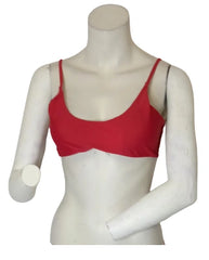 Diva General Collection Red Bikini Top – Small Size Women’s Swimwear, Polyamide Elasthan Blend