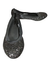 Mossimo Supply Co Silver/Gold Glitter Flat - Women's Size 8 | Sparkly & Comfortable Shoes