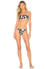 leopard print bikini top