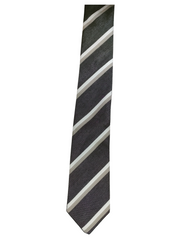 Gray/Tan Alfani Striped Tie