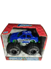 Turbo Wheels Monster Truck - Blue Die Cast Metal