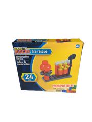 Make it Blocks Fire Rescue Hydrant And Air Tanks - 24 Piece Set