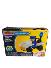 Make it Blocks Policeman with ATV - 25 Piece Set (Box Is Slightly Crushed)