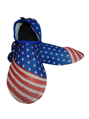 Bright Red American Flag Watershoes