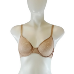 On Gossamer Mocha Lacey Bra