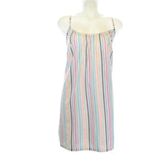 Jenni Striped Chemise Nightgown Lurex Stripe