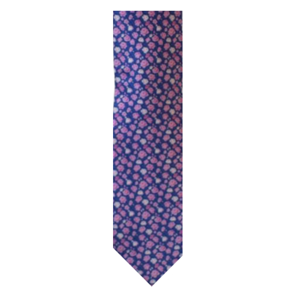 Club Room Purple Flowers Tie