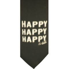 Black "Happy" Duck Dynasty Neckties