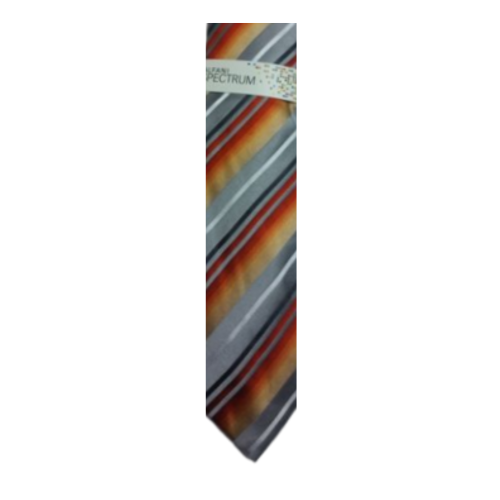 Alfani Spectrum Grey/Orange Tie