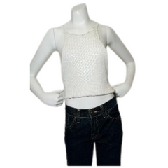 One Way Crocheted Crop Top