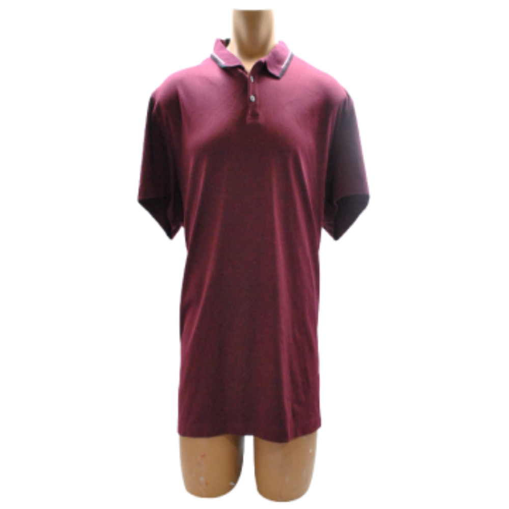 Alfani Men Port Solid Table Short Sleeve Polo Small