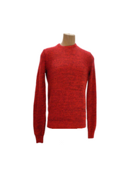INC Licorice Red Ribbed Pullover