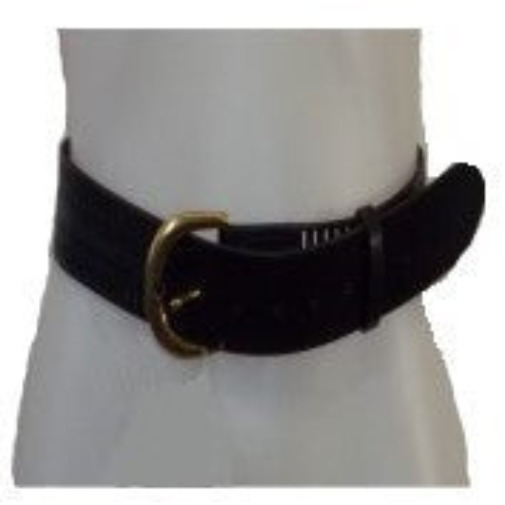 Fossil black leather belt