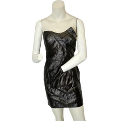 Minuet Charcoal Strapless Dress