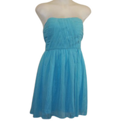 Minuet pleated ruffled dress