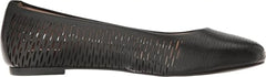 Walking Cradles Black Perforated Blaire Leather Flats