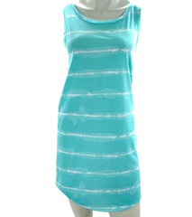 Jenni Striped Cut Out Sleep Shirt Tropical