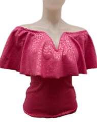 Vizio off-the-shoulder blouse