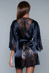 Be Wicked Satin and Lace Grace Robe