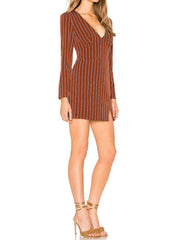 long sleeve mini dress formal