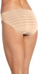 Jockey Comfies Matte and Shine Bikini Light Stripe Nude