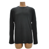 Family Pajamas Men's Solid Top and Printed Pant Winter Trees