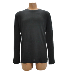 Family Pajamas Men's Solid Top and Printed Pant Winter Trees