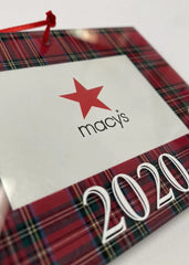 Family Pajamas Brinkley Plaid Ornament Frame 2020