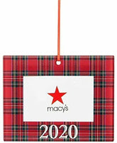 Family Pajamas Brinkley Plaid Ornament Frame 2020
