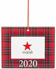 Family Pajamas Brinkley Plaid Ornament Frame 2020