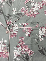 Charter Club Printed Capri Pants Pajama Set Bouquet