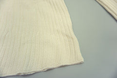 Style & Co. Woman Warm Ivory Romantic Charm Cold Shoulder Sweater