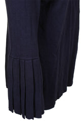 Charter Club Intrepid Blue Cardigan Sweater with Pleated Sleeves