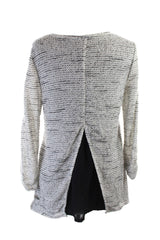 Alfani Women Black & White Cutout Sweater M