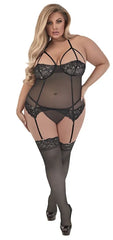 Magic Silk Sexy Time Bonnie Lingerie Black