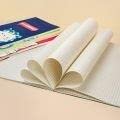 B5 / 60 pages Glued Notebook 70gsm White paper 5mm Square (4 per pack)