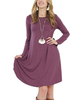 Lydiane Crewneck Pocket Tunic Dress size 1X