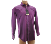 Ryan Seacrest Solid Distinction Platinum Shirt 16 1/2, 34/35 L