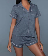 Be Wicked Riley Silky Soft Jersey Pajama Set - Large