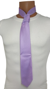 Kenneth Cole Purple/Grey Pin Stripe Tie