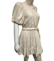 Lovers and Friends Sylvie Dress in White Sugar - size L
