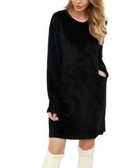 Z Avenue Side-Pocket Sweater Dress size L