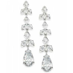 Eliot Danori Silver-Tone Crystal Earring