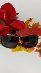 Foster Grant brown/black Plastic Sunglasses